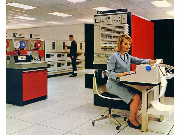 IBM 360/65, image courtesy of Computer History Museum